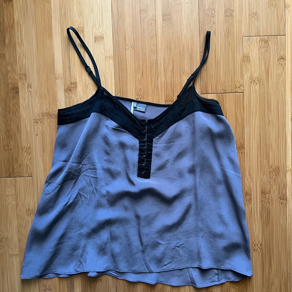 URBAN OUTFITTERS Lavender & Black Party Top